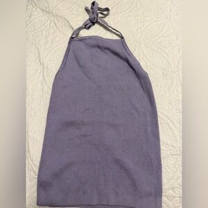 Brandy Melville Purple Halter Tank Top